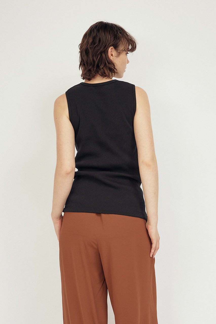 【フローレント/FLORENT】のリブ ノースリーブ トップス 人気、トレンドファッション・服の通販 founy(ファニー) 　ファッション　Fashion　レディースファッション　Fashion for Women　トップス・カットソー　Cut & Sew Tops　キャミソール&ノースリーブ　Camisoles & Sleeveless Tops　シャツ・ブラウス・オフィスカジュアル　Elegant Blouses & Button-Ups　ロングTシャツ・Tシャツ　Longline T-Shirts & Tees　カットソー・ベーシックTシャツ　Cut-and-Sewn Tops / Stretch Tees & Basics　インナー　Innerwear　キャミソール　Camisole, Spaghetti Strap Top　サマー　Summer, Summer Style　シンプル　Simple, Minimal　ジャケット　Jacket, Outerwear　タンク　Tank Top, Sleeveless Top　ノースリーブ　Sleeveless, No-Sleeve　フィット　Fit, Slim Fit　ロング　Long, Long-Length　other-8|ID: prp329100004507854 ipo3291000000032796132
