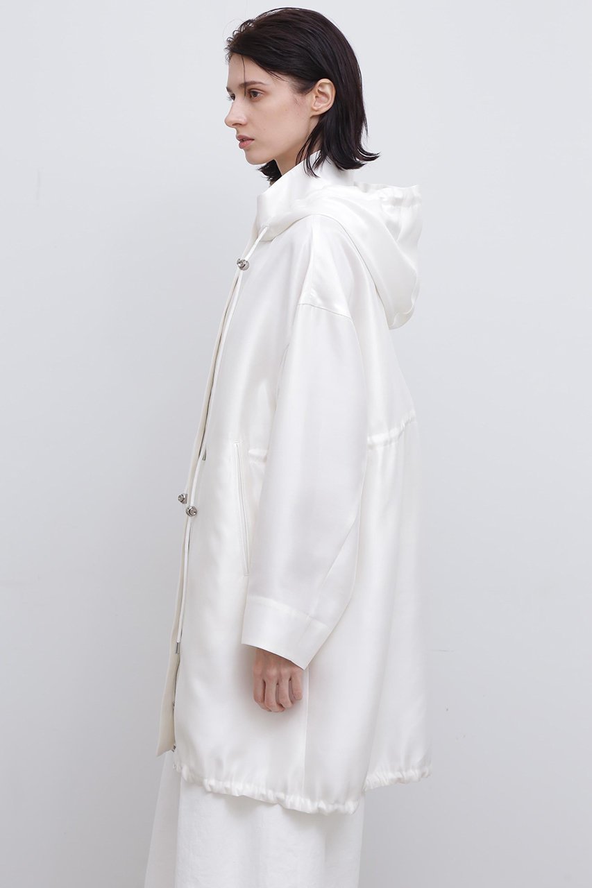 【アドーア/ADORE】のシルクダブルクロスコート 人気、トレンドファッション・服の通販 founy(ファニー) 　ファッション　Fashion　レディースファッション　Fashion for Women　アウター　Coat / Outerwear Collection　コート・ロングコート・ピーコート　Long Coats, Peacoats & More　シルク　Silk, 100% Silk　スタンダード　Standard, Basic　ミリタリー　Military, Army Style　メタル　Metal, Metal Parts　モダン　Modern, Contemporary　ロング　Long, Long-Length　エレガント 上品　Elegant　other-4|ID: prp329100004507864 ipo3291000000032940180