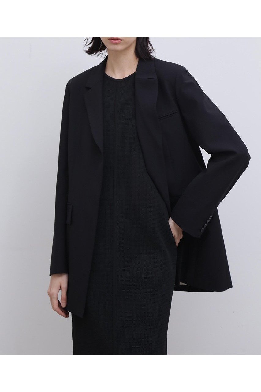 【アドーア/ADORE】のハイブリッド2WAYジャケット インテリア・キッズ・メンズ・レディースファッション・服の通販 founy(ファニー) 　ファッション　Fashion　レディースファッション　WOMEN　アウター　Coat Outerwear　ジャケット　Jackets　なめらか　Smooth　オケージョン　Occasion　シルク　Silk　ジャケット　Jacket　スタンダード　Standard　スリット　Slit　フォルム　Form　ブラック|ID: prp329100004507865 ipo3291000000031820045
