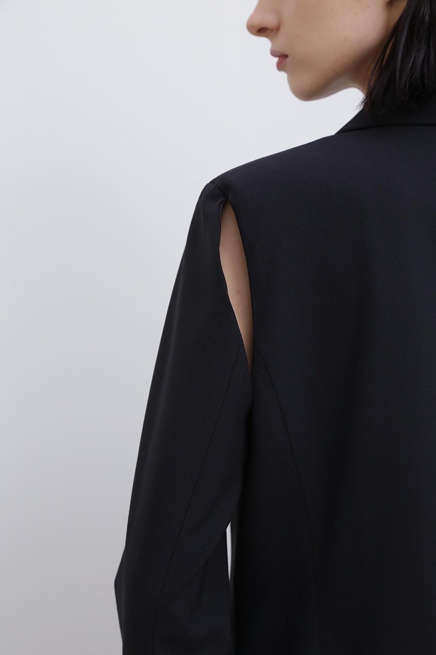 【アドーア/ADORE】のハイブリッド2WAYジャケット 人気、トレンドファッション・服の通販 founy(ファニー) 　ファッション　Fashion　レディースファッション　WOMEN　アウター　Coat Outerwear　ジャケット　Jackets　なめらか　Smooth　オケージョン　Occasion　シルク　Silk　ジャケット　Jacket　スタンダード　Standard　スリット　Slit　フォルム　Form　other-7|ID: prp329100004507865 ipo3291000000031820056