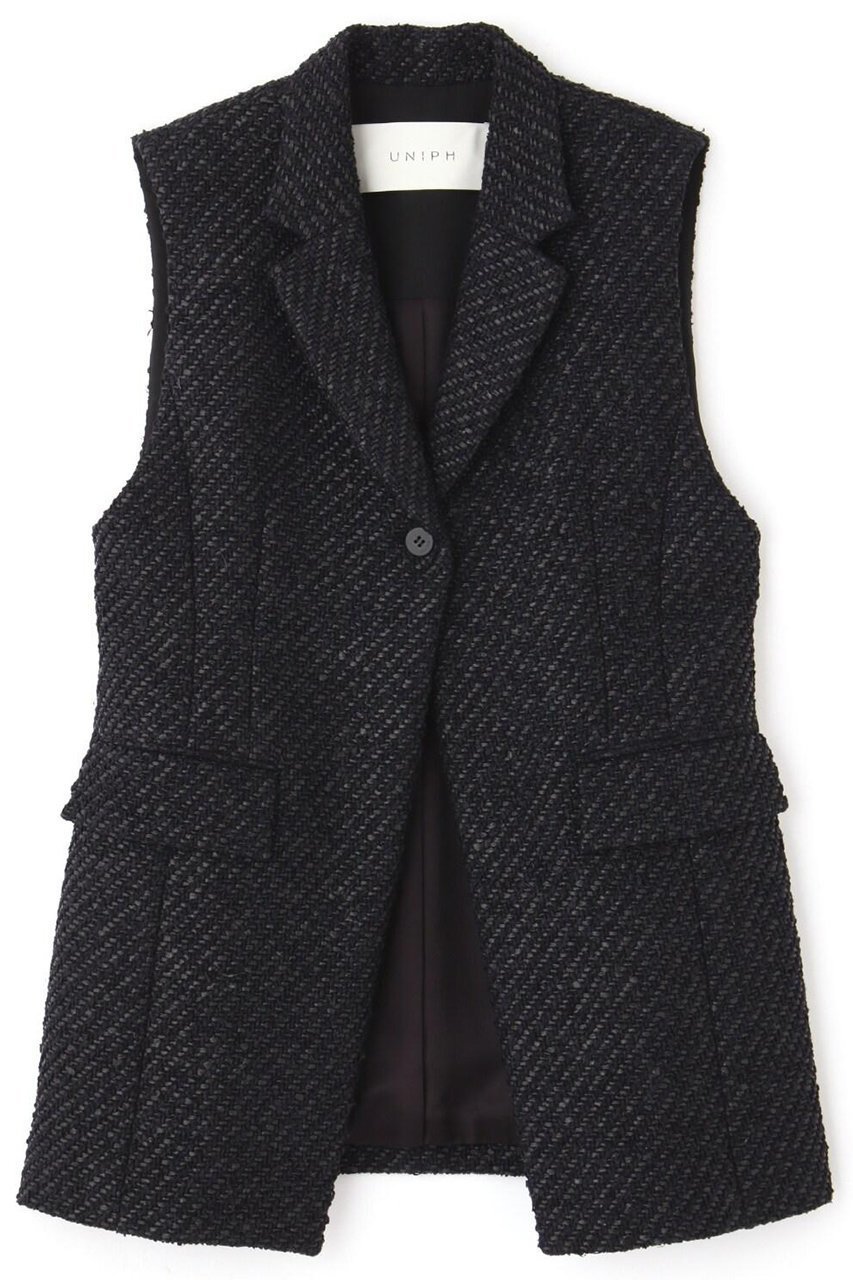 【アドーア/ADORE】のコーティングヤーンツィードジレ 人気、トレンドファッション・服の通販 founy(ファニー) 　ファッション　Fashion　レディースファッション　Fashion for Women　アウター　Coat / Outerwear Collection　レディースジャケット・軽アウター　Jackets　おすすめ　Recommended / Our Picks　イタリア　Italy　コーティング　Coating, Coated Finish　ジャケット　Jacket, Outerwear　スタンダード　Standard, Basic　セットアップ　Set-Up, Coordinated Outfit　ツイード／ツィード　Choker, Choker Necklace　other-2|ID: prp329100004507867 ipo3291000000032939298