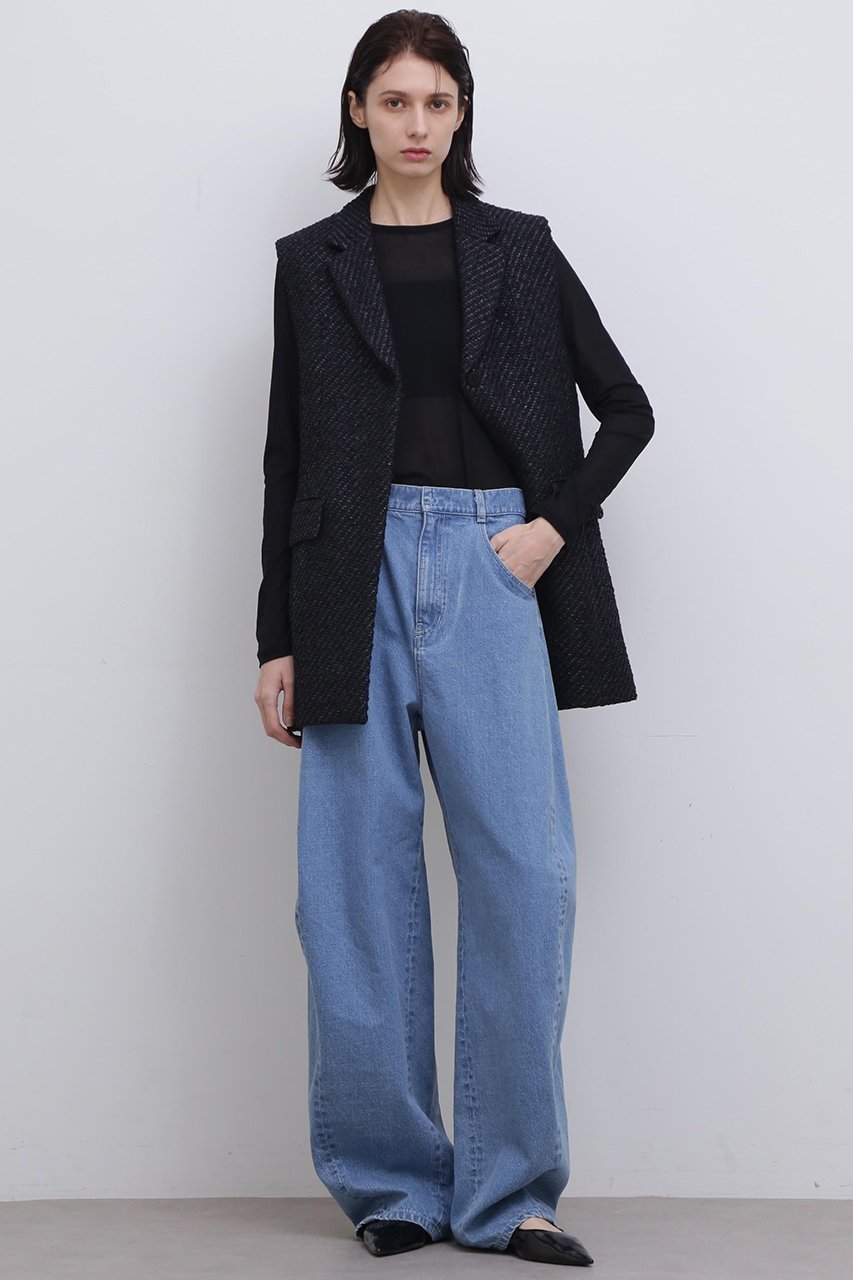 【アドーア/ADORE】のコーティングヤーンツィードジレ 人気、トレンドファッション・服の通販 founy(ファニー) 　ファッション　Fashion　レディースファッション　Fashion for Women　アウター　Coat / Outerwear Collection　レディースジャケット・軽アウター　Jackets　おすすめ　Recommended / Our Picks　イタリア　Italy　コーティング　Coating, Coated Finish　ジャケット　Jacket, Outerwear　スタンダード　Standard, Basic　セットアップ　Set-Up, Coordinated Outfit　ツイード／ツィード　Choker, Choker Necklace　other-3|ID: prp329100004507867 ipo3291000000032939307
