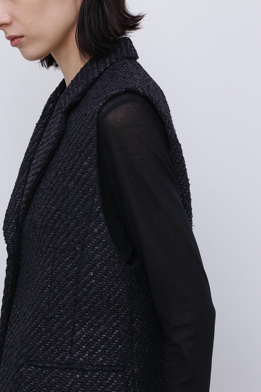 【アドーア/ADORE】のコーティングヤーンツィードジレ 人気、トレンドファッション・服の通販 founy(ファニー) 　ファッション　Fashion　レディースファッション　Fashion for Women　アウター　Coat / Outerwear Collection　レディースジャケット・軽アウター　Jackets　おすすめ　Recommended / Our Picks　イタリア　Italy　コーティング　Coating, Coated Finish　ジャケット　Jacket, Outerwear　スタンダード　Standard, Basic　セットアップ　Set-Up, Coordinated Outfit　ツイード／ツィード　Choker, Choker Necklace　other-8|ID: prp329100004507867 ipo3291000000032939350