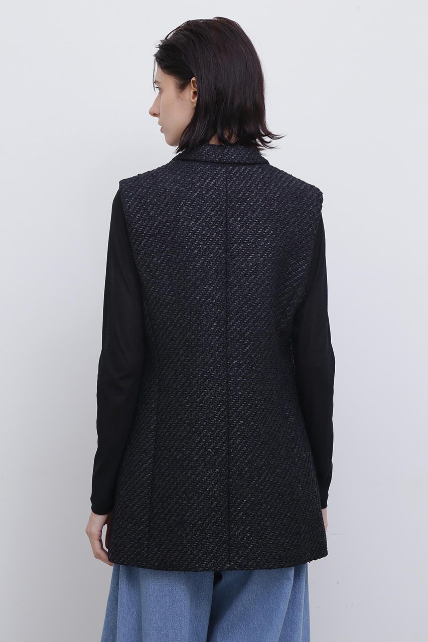 【アドーア/ADORE】のコーティングヤーンツィードジレ 人気、トレンドファッション・服の通販 founy(ファニー) 　ファッション　Fashion　レディースファッション　Fashion for Women　アウター　Coat / Outerwear Collection　レディースジャケット・軽アウター　Jackets　おすすめ　Recommended / Our Picks　イタリア　Italy　コーティング　Coating, Coated Finish　ジャケット　Jacket, Outerwear　スタンダード　Standard, Basic　セットアップ　Set-Up, Coordinated Outfit　ツイード／ツィード　Choker, Choker Necklace　ベスト　Vest, Waistcoat　other-6|ID: prp329100004507867 ipo3291000000035398717