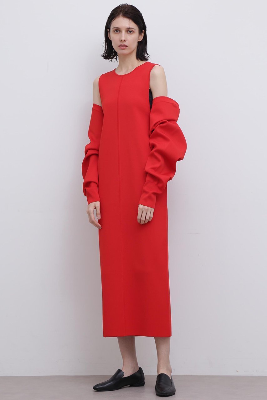 【アドーア/ADORE】のスポンディッシュストレッチニットワンピース 人気、トレンドファッション・服の通販 founy(ファニー) 　ファッション　Fashion　レディースファッション　Fashion for Women　ワンピース　Dresses　ニットワンピース　Knit Dresses　チュニック　Tunic Tops & Dresses　コンパクト　Compact, Small Size　スタンダード　Standard, Basic　チュニック　Tunic, Long Top　ドレス　Dress, One-Piece　パターン　Pattern, Design Print　パッチ　Patch, Appliqué　フィット　Fit, Slim Fit　ロング　Long, Long-Length　エレガント 上品　Elegant　other-3|ID: prp329100004507869 ipo3291000000032889139