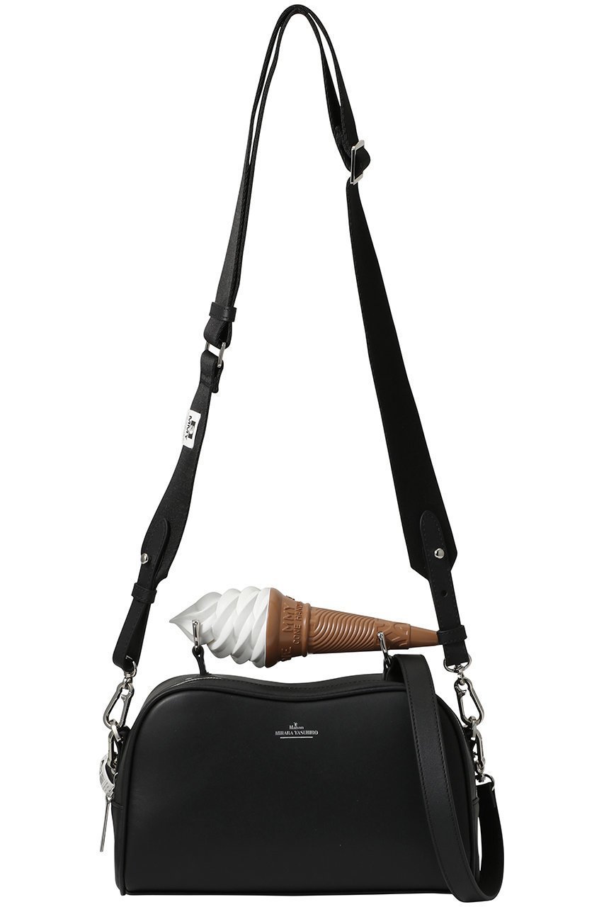 【メゾン ミハラヤスヒロ/Maison MIHARA YASUHIRO】の【UNISEX】SOFTSERVE ボストンバッグ インテリア・キッズ・メンズ・レディースファッション・服の通販 founy(ファニー) ファッション Fashion レディースファッション Fashion for Women バッグ Bags ユニセックス Unisex, Genderless なめらか Smooth, Silky Texture アクセサリー Fashion Accessories ボストンバッグ Boston Bag, Retro Bag ポーチ Pouch, Small Case モチーフ Motif, Design Theme 財布 Wallet, Purse ブラック|ID: prp329100004507873 ipo3291000000035865306