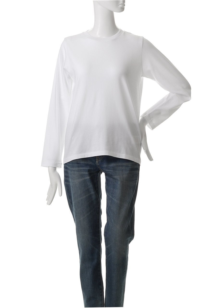 【バトナー/BATONER】のROYAL オーガニックコットンロングTシャツ 人気、トレンドファッション・服の通販 founy(ファニー) 　ファッション　Fashion　レディースファッション　Fashion for Women　トップス・カットソー　Cut & Sew Tops　シャツ・ブラウス・オフィスカジュアル　Elegant Blouses & Button-Ups　ロングTシャツ・Tシャツ　Longline T-Shirts & Tees　カットソー・ベーシックTシャツ　Cut-and-Sewn Tops / Stretch Tees & Basics　スリーブ　Sleeve, Long Sleeve / Short Sleeve　ロング　Long, Long-Length　定番　Standard, Basic Item　無地　Plain, Solid Color　other-2|ID: prp329100004507881 ipo3291000000032844739