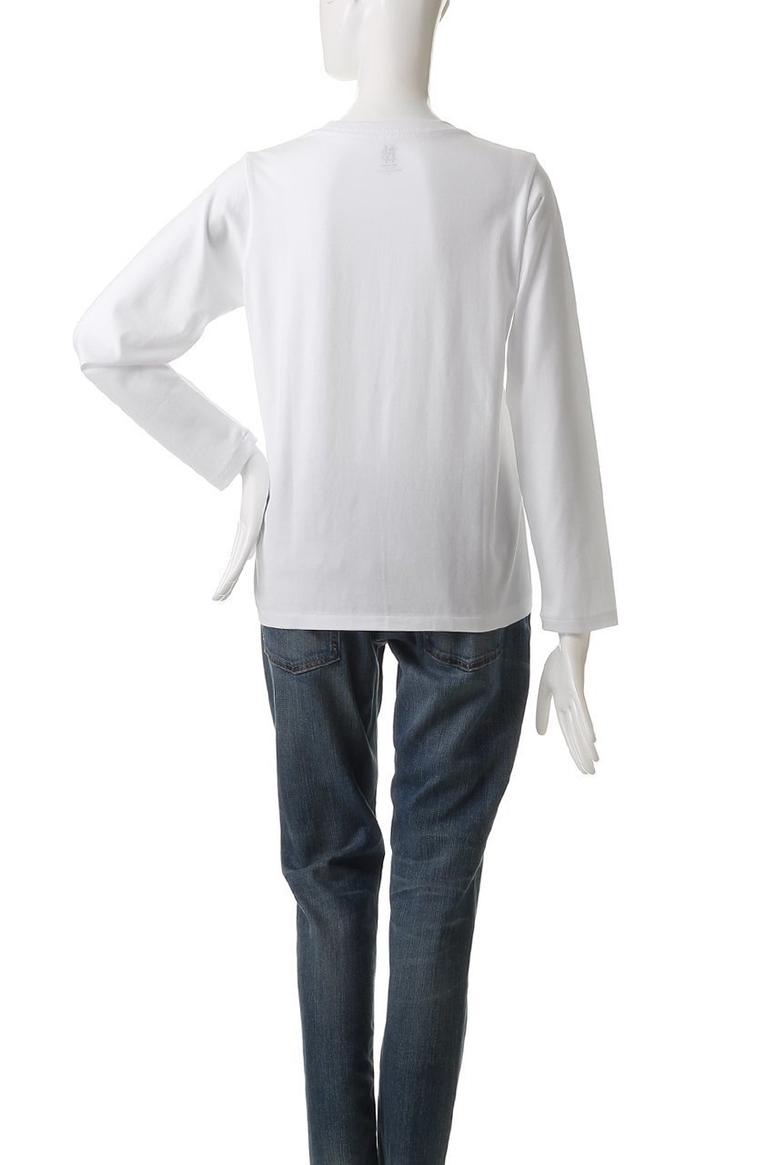 【バトナー/BATONER】のROYAL オーガニックコットンロングTシャツ 人気、トレンドファッション・服の通販 founy(ファニー) 　ファッション　Fashion　レディースファッション　Fashion for Women　トップス・カットソー　Cut & Sew Tops　シャツ・ブラウス・オフィスカジュアル　Elegant Blouses & Button-Ups　ロングTシャツ・Tシャツ　Longline T-Shirts & Tees　カットソー・ベーシックTシャツ　Cut-and-Sewn Tops / Stretch Tees & Basics　スリーブ　Sleeve, Long Sleeve / Short Sleeve　ロング　Long, Long-Length　定番　Standard, Basic Item　無地　Plain, Solid Color　other-4|ID: prp329100004507881 ipo3291000000032844753