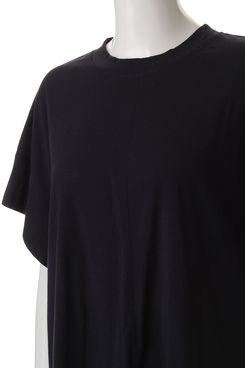 【フローレント/FLORENT】のコットン天竺 ショートスリーブ カットソー 人気、トレンドファッション・服の通販 founy(ファニー) 　ファッション　Fashion　レディースファッション　Fashion for Women　トップス・カットソー　Cut & Sew Tops　シャツ・ブラウス・オフィスカジュアル　Elegant Blouses & Button-Ups　ロングTシャツ・Tシャツ　Longline T-Shirts & Tees　カットソー・ベーシックTシャツ　Cut-and-Sewn Tops / Stretch Tees & Basics　カットソー　Cut and Sewn Top　ショート　Short, Short Length　シンプル　Simple, Minimal　スリーブ　Sleeve, Long Sleeve / Short Sleeve　デニム　Denim, Jeans Material　ビッグ　Big, Oversized　フェミニン　Feminine, Girly　other-5|ID: prp329100004507882 ipo3291000000032796067