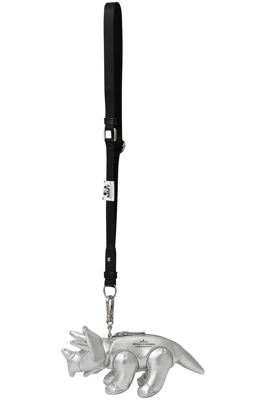 【メゾン ミハラヤスヒロ/Maison MIHARA YASUHIRO】の【UNISEX】DOLLS TRICERATOPS ミニバッグ インテリア・キッズ・メンズ・レディースファッション・服の通販 founy(ファニー) 　ファッション　Fashion　レディースファッション　Fashion for Women　トップス・カットソー　Cut & Sew Tops　バッグ　Bags　ユニセックス　Unisex, Genderless　ショルダー　Shoulder, Shoulder Strap　チャーム　Charm, Pendant　モチーフ　Motif, Design Theme　ラップ　Wrap, Wrap Design　ワンポイント　One Point, Statement Accent　エレガント 上品　Elegant　シルバー|ID: prp329100004507894 ipo3291000000035865418