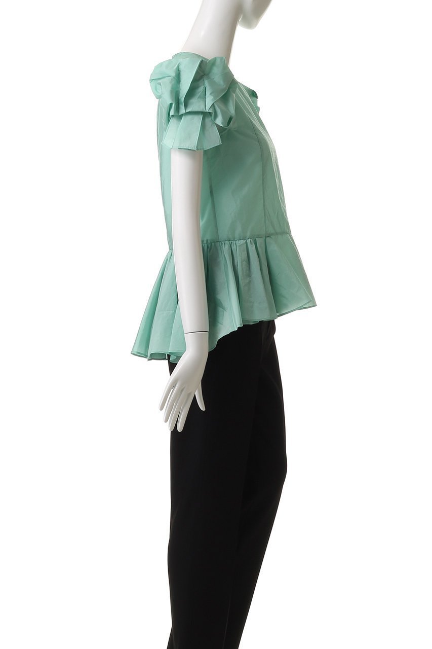 【デザイン ワークス/DESIGN WORKS】の袖リボンブラウス 人気、トレンドファッション・服の通販 founy(ファニー) 　ファッション　Fashion　レディースファッション　Fashion for Women　トップス・カットソー　Cut & Sew Tops　シャツ・ブラウス・オフィスカジュアル　Elegant Blouses & Button-Ups　ギャザー　Gathered, Ruffled　ショート　Short, Short Length　スリーブ　Sleeve, Long Sleeve / Short Sleeve　デニム　Denim, Jeans Material　リボン　Ribbon, Bow　other-3|ID: prp329100004507902 ipo3291000000034955229