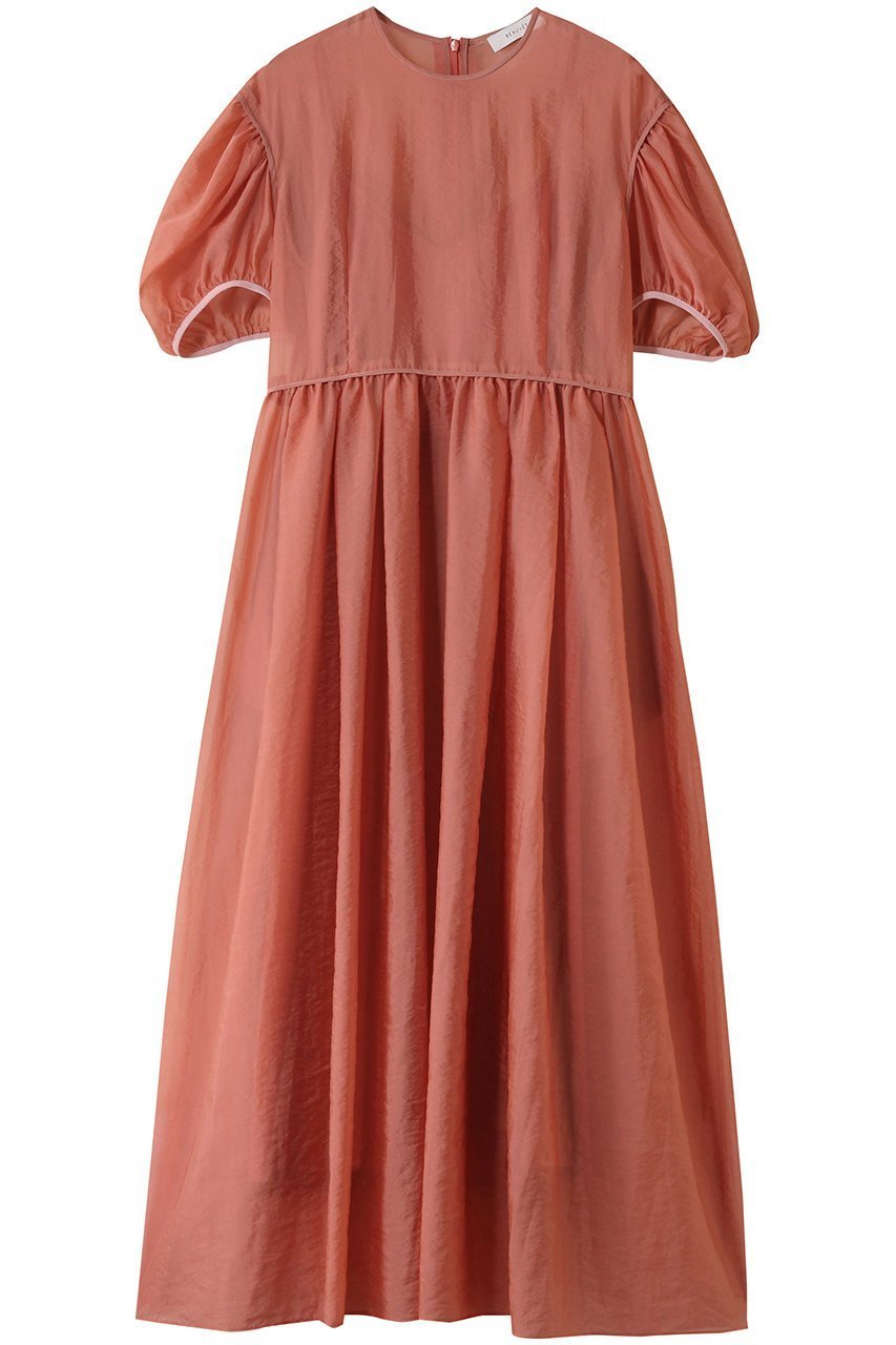 【デザイン ワークス/DESIGN WORKS】のBEAUVETオーガンジードレス 人気、トレンドファッション・服の通販 founy(ファニー) 　ファッション　Fashion　レディースファッション　Fashion for Women　ワンピース　Dresses　フォーマル・パーティードレス・結婚式用ドレス　Elegant & Casual Dresses　チュニック　Tunic Tops & Dresses　インナー　Innerwear　オーガンジー　Organza Fabric　シアー　Sheer, See-Through　シューズ　Shoes, Footwear　スリーブ　Sleeve, Long Sleeve / Short Sleeve　チュニック　Tunic, Long Top　ドレス　Dress, One-Piece　フェミニン　Feminine, Girly　ロング　Long, Long-Length　エレガント 上品　Elegant　夏　Summer　 other-1|ID: prp329100004507904 ipo3291000000034954659