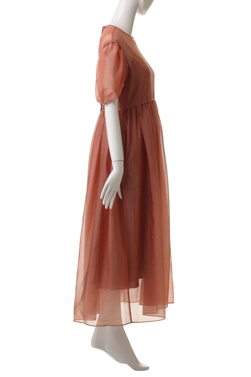 【デザイン ワークス/DESIGN WORKS】のBEAUVETオーガンジードレス 人気、トレンドファッション・服の通販 founy(ファニー) 　ファッション　Fashion　レディースファッション　Fashion for Women　ワンピース　Dresses　フォーマル・パーティードレス・結婚式用ドレス　Elegant & Casual Dresses　チュニック　Tunic Tops & Dresses　インナー　Innerwear　オーガンジー　Organza Fabric　シアー　Sheer, See-Through　シューズ　Shoes, Footwear　スリーブ　Sleeve, Long Sleeve / Short Sleeve　チュニック　Tunic, Long Top　ドレス　Dress, One-Piece　フェミニン　Feminine, Girly　ロング　Long, Long-Length　エレガント 上品　Elegant　夏　Summer　other-3|ID: prp329100004507904 ipo3291000000034954665