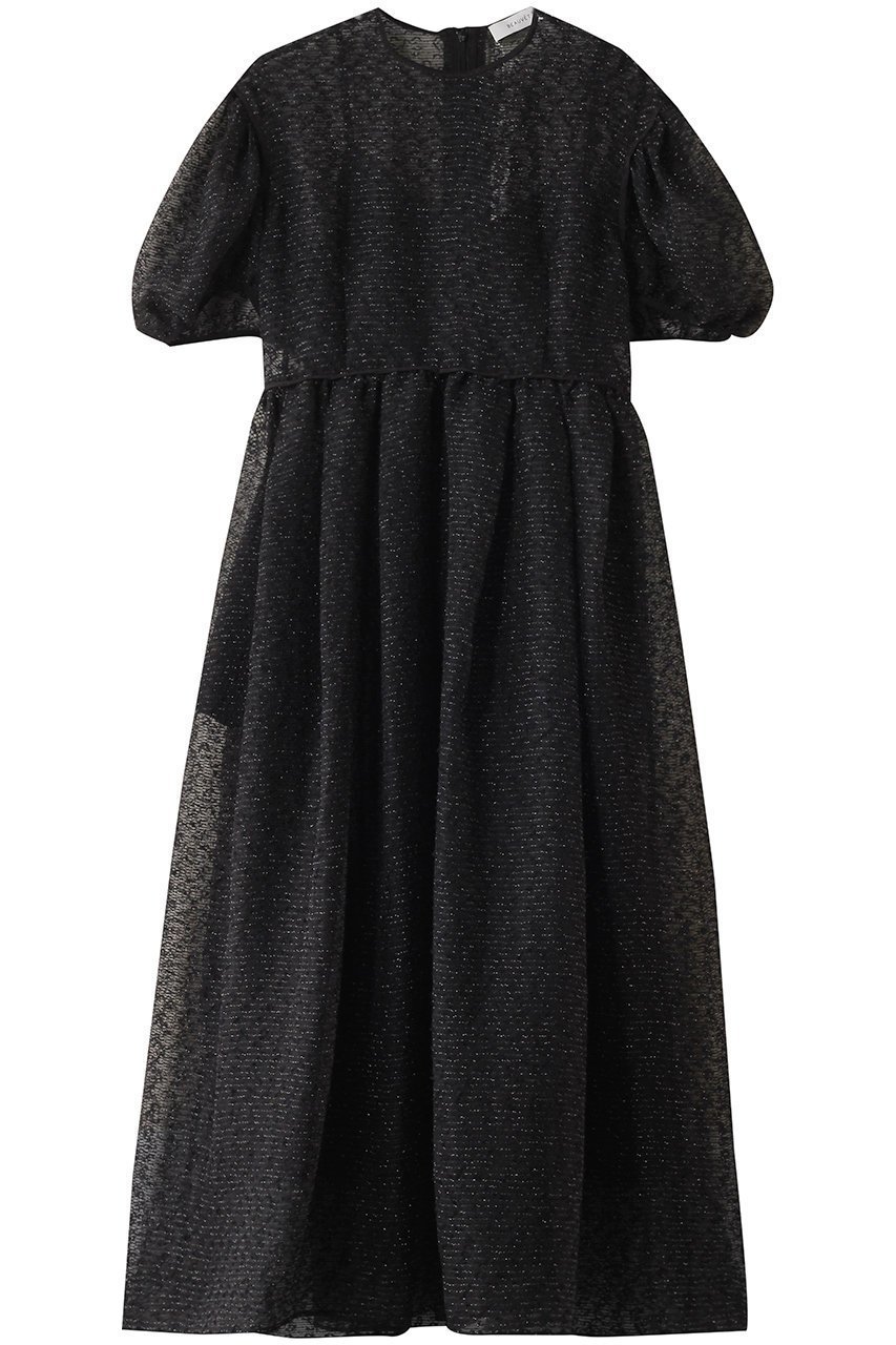 【デザイン ワークス/DESIGN WORKS】のBEAUVETカットジャガードドレス インテリア・キッズ・メンズ・レディースファッション・服の通販 founy(ファニー) 　ファッション　Fashion　レディースファッション　Fashion for Women　ワンピース　Dresses　フォーマル・パーティードレス・結婚式用ドレス　Elegant & Casual Dresses　チュニック　Tunic Tops & Dresses　インナー　Innerwear　オケージョン　Occasion Wear　ジャカード／ジャガード　Jacquard, Woven Pattern　ジュエリー　Jewelry, Accessories　スリーブ　Sleeve, Long Sleeve / Short Sleeve　チュニック　Tunic, Long Top　ドレス　Dress, One-Piece　パーティ　Party, Party Style　フェミニン　Feminine, Girly　ロング　Long, Long-Length　今季　This Season, Current Season　ブラック|ID: prp329100004507905 ipo3291000000032857376