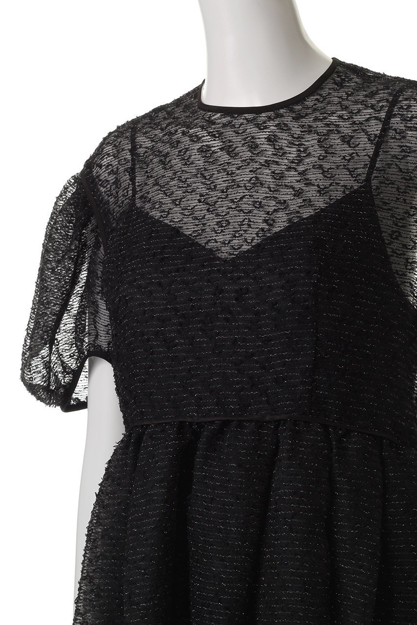 【デザイン ワークス/DESIGN WORKS】のBEAUVETカットジャガードドレス 人気、トレンドファッション・服の通販 founy(ファニー) 　ファッション　Fashion　レディースファッション　Fashion for Women　ワンピース　Dresses　フォーマル・パーティードレス・結婚式用ドレス　Elegant & Casual Dresses　チュニック　Tunic Tops & Dresses　インナー　Innerwear　オケージョン　Occasion Wear　ジャカード／ジャガード　Jacquard, Woven Pattern　ジュエリー　Jewelry, Accessories　スリーブ　Sleeve, Long Sleeve / Short Sleeve　チュニック　Tunic, Long Top　ドレス　Dress, One-Piece　パーティ　Party, Party Style　フェミニン　Feminine, Girly　ロング　Long, Long-Length　今季　This Season, Current Season　other-5|ID: prp329100004507905 ipo3291000000032857398