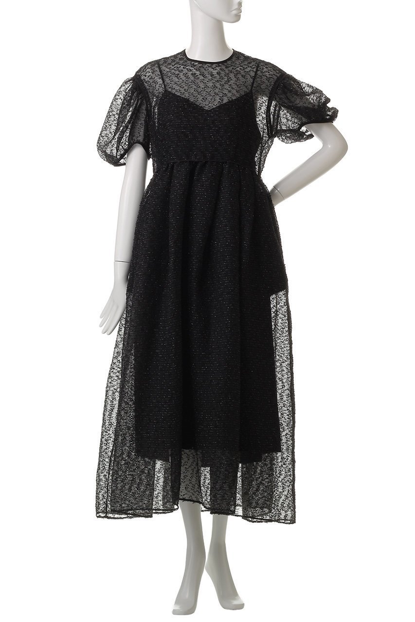 【デザイン ワークス/DESIGN WORKS】のBEAUVETカットジャガードドレス 人気、トレンドファッション・服の通販 founy(ファニー) 　ファッション　Fashion　レディースファッション　Fashion for Women　ワンピース　Dresses　フォーマル・パーティードレス・結婚式用ドレス　Elegant & Casual Dresses　チュニック　Tunic Tops & Dresses　インナー　Innerwear　オケージョン　Occasion Wear　ジャカード／ジャガード　Jacquard, Woven Pattern　ジュエリー　Jewelry, Accessories　スリーブ　Sleeve, Long Sleeve / Short Sleeve　チュニック　Tunic, Long Top　ドレス　Dress, One-Piece　パーティ　Party, Party Style　フェミニン　Feminine, Girly　ロング　Long, Long-Length　今季　This Season, Current Season　other-2|ID: prp329100004507905 ipo3291000000034954605