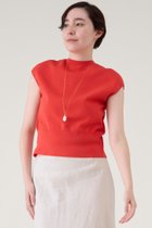 【マルティニーク/martinique】のコットンミラノリブノースリーブプルオーバー レッド|ID: prp329100004507906 ipo3291000000036371134