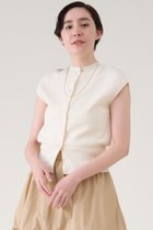 【マルティニーク/martinique】のコットンミラノリブノースリーブプルオーバー ホワイト|ID: prp329100004507906 ipo3291000000036872485