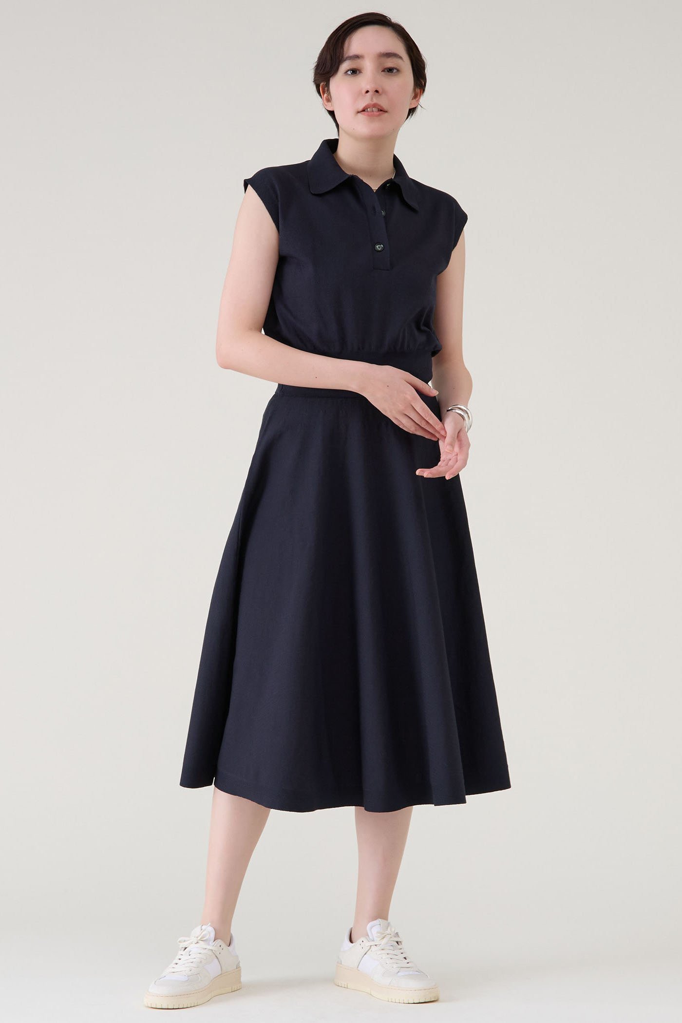 【マルティニーク/martinique】のポロニットドレス 人気、トレンドファッション・服の通販 founy(ファニー) 　ファッション　Fashion　レディースファッション　Fashion for Women　ワンピース　Dresses　フォーマル・パーティードレス・結婚式用ドレス　Elegant & Casual Dresses　チュニック　Tunic Tops & Dresses　おすすめ　Recommended / Our Picks　チュニック　Tunic, Long Top　トレンド　Trend, Trending Now　リラックス　Relax, Relaxed Fit　夏　Summer　定番　Standard, Basic Item　other-2|ID: prp329100004507908 ipo3291000000032811383