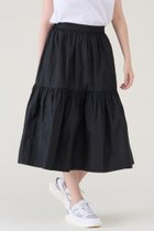 【マルティニーク/martinique】のマイクロタフタティアードスカート ブラック|ID: prp329100004507909 ipo3291000000035830862