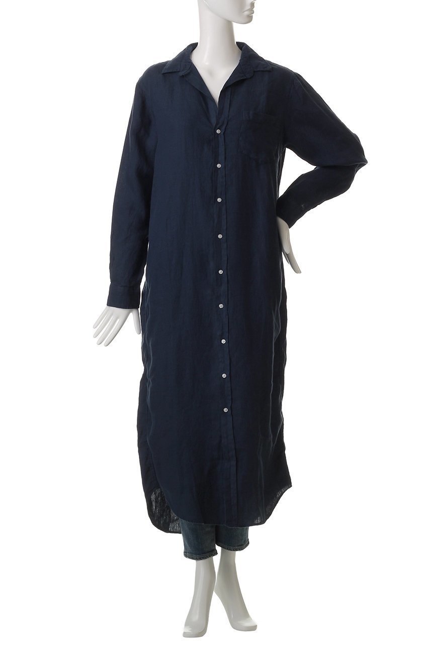 【フランク&アイリーン/Frank&Eileen】のRORY ウォッシュドリネン ロングシャツ 人気、トレンドファッション・服の通販 founy(ファニー) 　ファッション　Fashion　レディースファッション　Fashion for Women　トップス・カットソー　Cut & Sew Tops　シャツ・ブラウス・オフィスカジュアル　Elegant Blouses & Button-Ups　おすすめ　Recommended / Our Picks　スリーブ　Sleeve, Long Sleeve / Short Sleeve　リネン　Linen, Linen Fabric　ロング　Long, Long-Length　羽織　Haori, Light Jacket　other-2|ID: prp329100004507927 ipo3291000000032907190