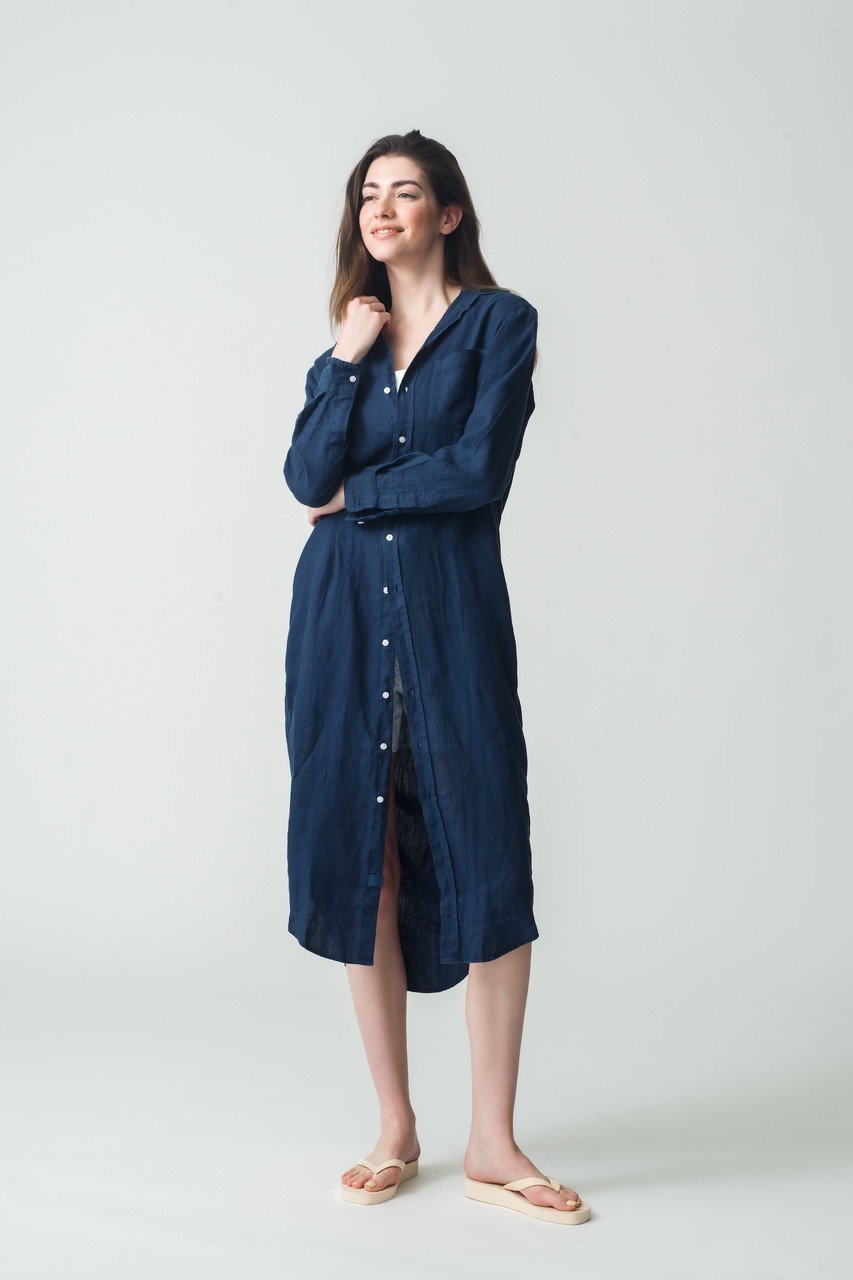 【フランク&アイリーン/Frank&Eileen】のRORY ウォッシュドリネン ロングシャツ 人気、トレンドファッション・服の通販 founy(ファニー) 　ファッション　Fashion　レディースファッション　Fashion for Women　トップス・カットソー　Cut & Sew Tops　シャツ・ブラウス・オフィスカジュアル　Elegant Blouses & Button-Ups　おすすめ　Recommended / Our Picks　スリーブ　Sleeve, Long Sleeve / Short Sleeve　リネン　Linen, Linen Fabric　ロング　Long, Long-Length　羽織　Haori, Light Jacket　other-8|ID: prp329100004507927 ipo3291000000032907205