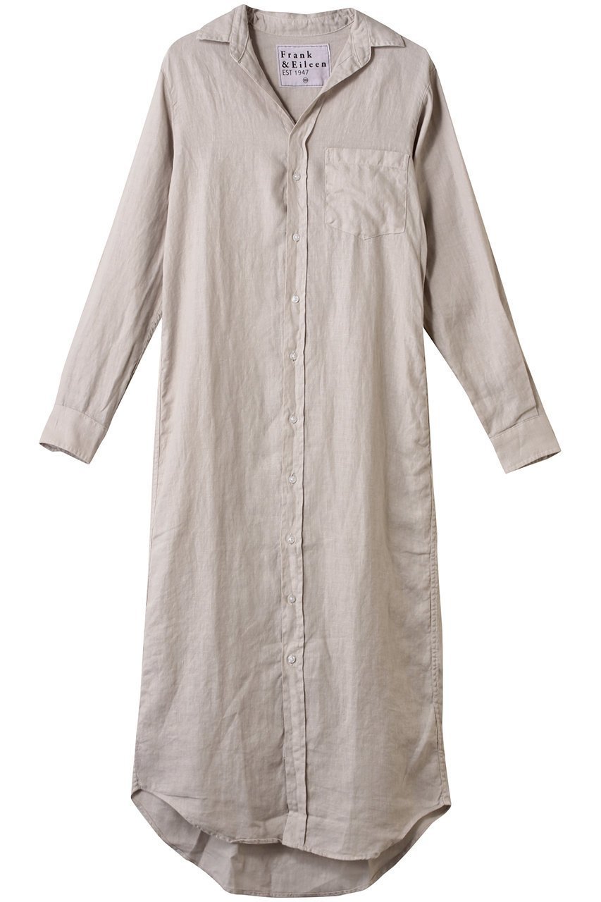 【フランク&アイリーン/Frank&Eileen】のRORY ウォッシュドリネン ロングシャツ 人気、トレンドファッション・服の通販 founy(ファニー) 　ファッション　Fashion　レディースファッション　Fashion for Women　トップス・カットソー　Cut & Sew Tops　シャツ・ブラウス・オフィスカジュアル　Elegant Blouses & Button-Ups　おすすめ　Recommended / Our Picks　スリーブ　Sleeve, Long Sleeve / Short Sleeve　リネン　Linen, Linen Fabric　ロング　Long, Long-Length　羽織　Haori, Light Jacket　 other-1|ID: prp329100004507927 ipo3291000000035473808