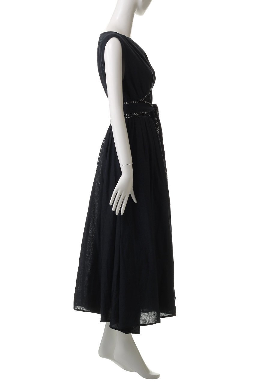 【マーレット/MERLETTE】のVERENA リネン ベルテッドパネルドレス 人気、トレンドファッション・服の通販 founy(ファニー) 　ファッション　Fashion　レディースファッション　Fashion for Women　ワンピース　Dresses　フォーマル・パーティードレス・結婚式用ドレス　Elegant & Casual Dresses　チュニック　Tunic Tops & Dresses　オケージョン　Occasion Wear　チュニック　Tunic, Long Top　ドレス　Dress, One-Piece　フレア　Flare, Flared　モダン　Modern, Contemporary　リネン　Linen, Linen Fabric　リボン　Ribbon, Bow　other-3|ID: prp329100004507935 ipo3291000000032857189