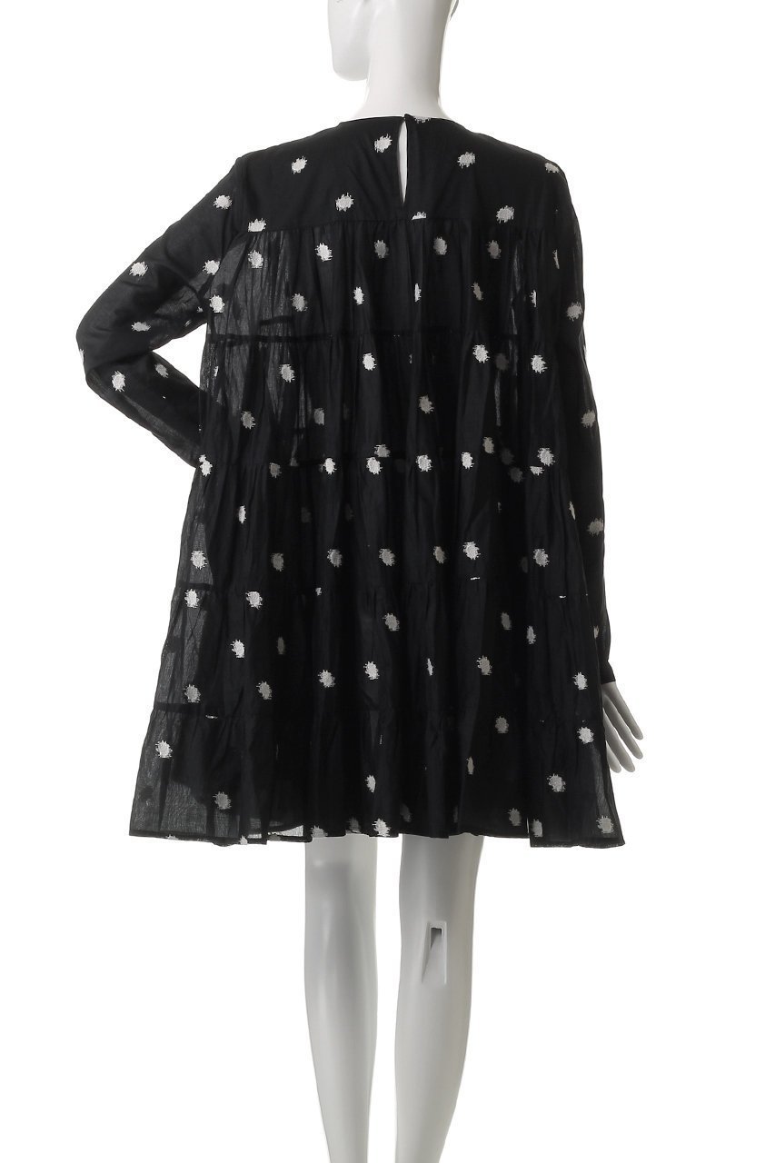 【マーレット/MERLETTE】のSOLIMAN ドット刺しゅう ティアードドレス 人気、トレンドファッション・服の通販 founy(ファニー) 　ファッション　Fashion　レディースファッション　WOMEN　ワンピース　Dress　ドレス　Party Dresses　チュニック　Tunic　チュニック　Tunic　ドット　Dot　ドレス　Dress　フェミニン　Feminine　人気　Popularity　other-4|ID: prp329100004507936 ipo3291000000031820993