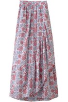 【エスゼット ブロックプリント/SZ Blockprints】のLONG WRAP SKIRT SIMI ラップスカート ライトブルー|ID: prp329100004507943 ipo3291000000032844633
