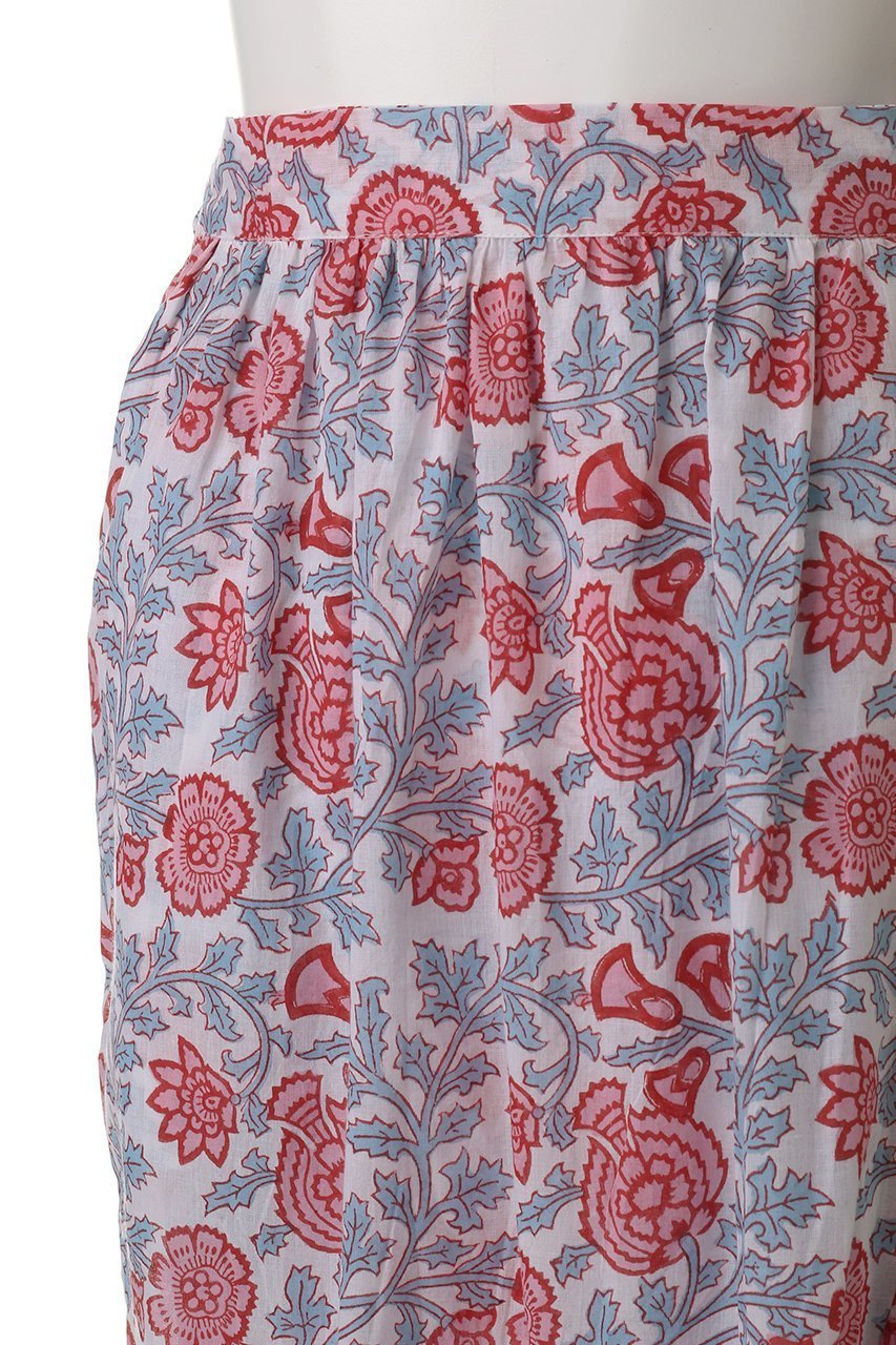 【エスゼット ブロックプリント/SZ Blockprints】のLONG WRAP SKIRT SIMI ラップスカート 人気、トレンドファッション・服の通販 founy(ファニー) 　ファッション　Fashion　レディースファッション　Fashion for Women　スカート　Skirts　ロングスカート　Long Skirts / Maxi & Midi Skirts　エアリー　Airy Texture　カットソー　Cut and Sewn Top　シアー　Sheer, See-Through　フラワー　Flower, Floral　ラップ　Wrap, Wrap Design　ロング　Long, Long-Length　other-5|ID: prp329100004507943 ipo3291000000032844657