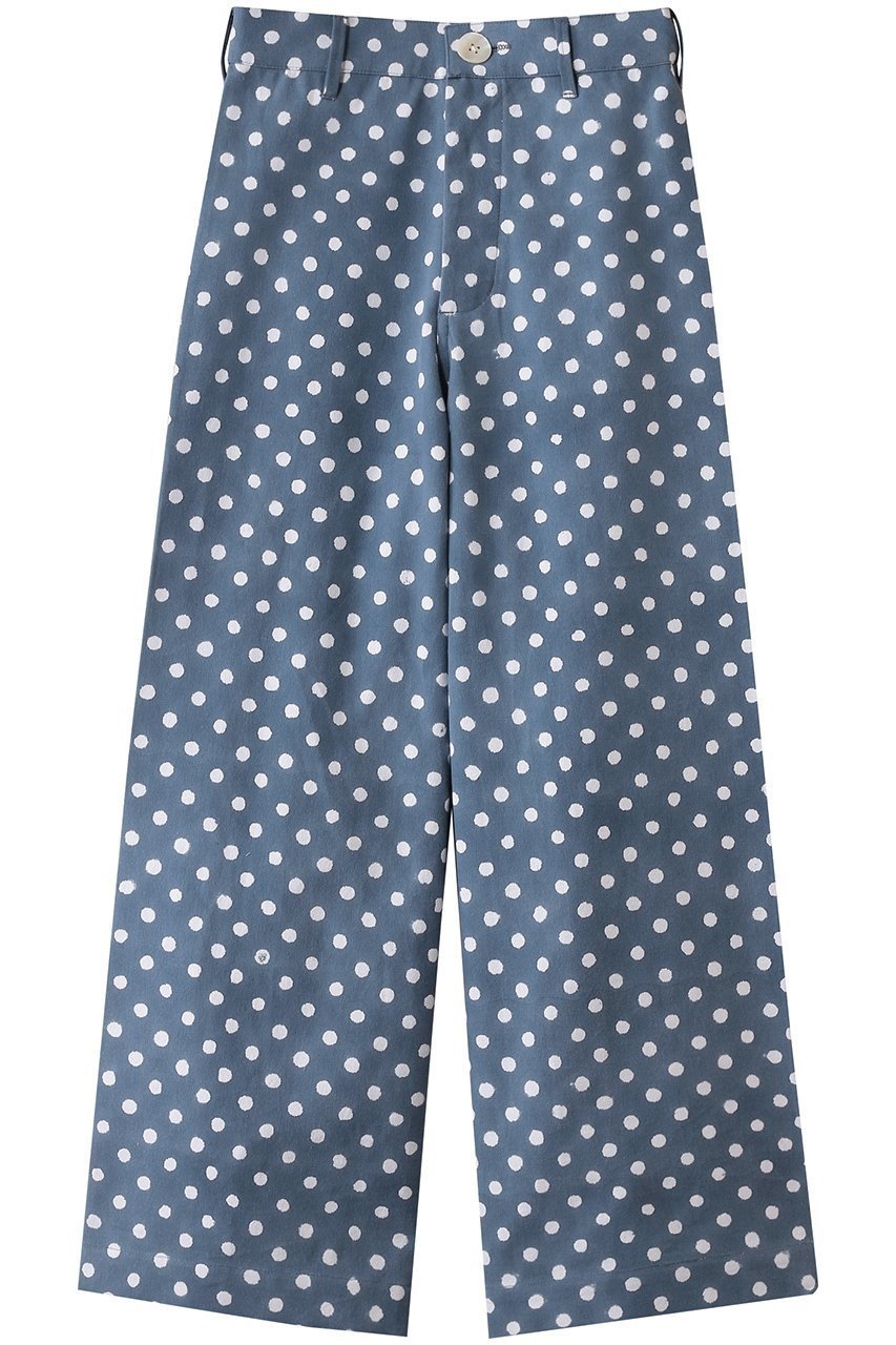 【エスゼット ブロックプリント/SZ Blockprints】のDISCO PANTS POLKA DOT ワイドパンツ インテリア・キッズ・メンズ・レディースファッション・服の通販 founy(ファニー) 　ファッション　Fashion　レディースファッション　Fashion for Women　パンツ　Pants & Trousers　シアー　Sheer, See-Through　ドット　Polka Dot, Dot Pattern　フォルム　Silhouette, Form　ワイド　Wide, Wide Fit　再入荷　Restock / Back in Stock　軽量　Lightweight, Ultra Light　ネイビー|ID: prp329100004507946 ipo3291000000032731584