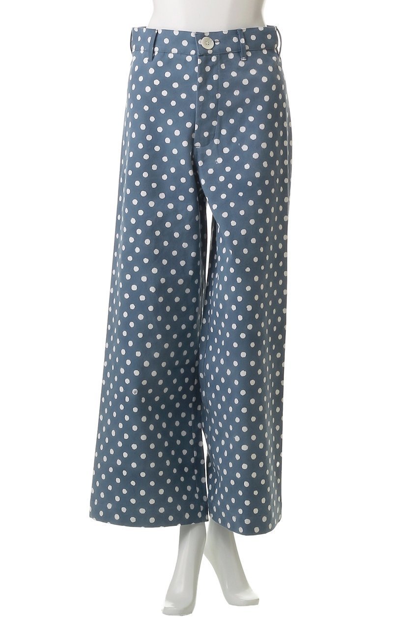 【エスゼット ブロックプリント/SZ Blockprints】のDISCO PANTS POLKA DOT ワイドパンツ 人気、トレンドファッション・服の通販 founy(ファニー) 　ファッション　Fashion　レディースファッション　Fashion for Women　パンツ　Pants & Trousers　シアー　Sheer, See-Through　ドット　Polka Dot, Dot Pattern　フォルム　Silhouette, Form　ワイド　Wide, Wide Fit　再入荷　Restock / Back in Stock　軽量　Lightweight, Ultra Light　other-2|ID: prp329100004507946 ipo3291000000032731585