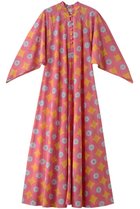 【エスゼット ブロックプリント/SZ Blockprints】のARTEMISIA DRESS STARBURST フレアスリーブワンピース レッド|ID:prp329100004507950