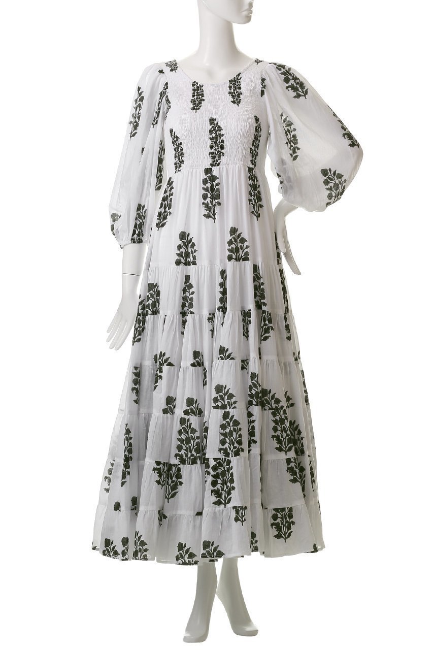 【エスゼット ブロックプリント/SZ Blockprints】のALICE DRESS ANEEZA ティアードワンピース 人気、トレンドファッション・服の通販 founy(ファニー) 　ファッション　Fashion　レディースファッション　Fashion for Women　ワンピース　Dresses　フォーマル・パーティードレス・結婚式用ドレス　Elegant & Casual Dresses　チュニック　Tunic Tops & Dresses　スリーブ　Sleeve, Long Sleeve / Short Sleeve　チュニック　Tunic, Long Top　ティアードワンピース　Tiered Dress, Flared Dress　今季　This Season, Current Season　other-2|ID: prp329100004507953 ipo3291000000032857009
