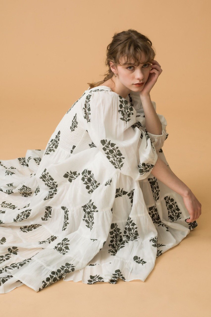 【エスゼット ブロックプリント/SZ Blockprints】のALICE DRESS ANEEZA ティアードワンピース 人気、トレンドファッション・服の通販 founy(ファニー) 　ファッション　Fashion　レディースファッション　Fashion for Women　ワンピース　Dresses　フォーマル・パーティードレス・結婚式用ドレス　Elegant & Casual Dresses　チュニック　Tunic Tops & Dresses　スリーブ　Sleeve, Long Sleeve / Short Sleeve　チュニック　Tunic, Long Top　ティアードワンピース　Tiered Dress, Flared Dress　今季　This Season, Current Season　other-6|ID: prp329100004507953 ipo3291000000032857027