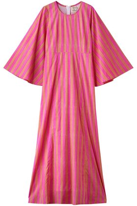 【エスゼット ブロックプリント/SZ Blockprints】のSTEVIE DRESS THICK STRIPE フレアスリーブワンピース 人気、トレンドファッション・服の通販 founy(ファニー) ファッション Fashion レディースファッション Fashion for Women ワンピース Dresses フォーマル・パーティードレス・結婚式用ドレス Elegant & Casual Dresses チュニック Tunic Tops & Dresses オケージョン Occasion Wear シューズ Shoes, Footwear ストライプ Stripe, Striped Pattern スリーブ Sleeve, Long Sleeve / Short Sleeve チュニック Tunic, Long Top フィット Fit, Slim Fit リゾート Resort, Vacation Style エレガント 上品 Elegant 夏 Summer 春 Spring S/S・春夏 SS, Spring/Summer, Warm Season |ID:prp329100004507954