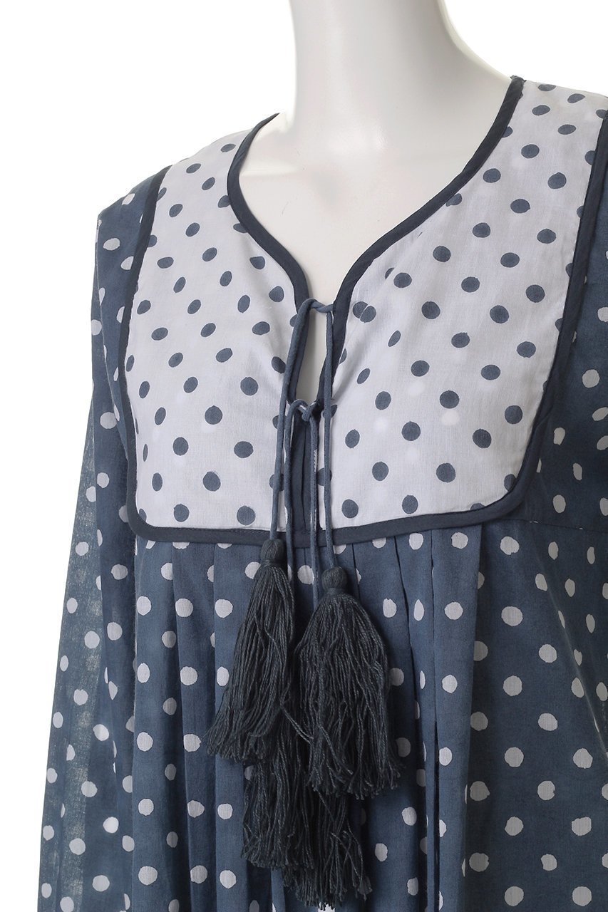 【エスゼット ブロックプリント/SZ Blockprints】のKITTY DRESS POLKA DOT ワンピース 人気、トレンドファッション・服の通販 founy(ファニー) ファッション Fashion レディースファッション Fashion for Women ワンピース Dresses フォーマル・パーティードレス・結婚式用ドレス Elegant & Casual Dresses チュニック Tunic Tops & Dresses クラシカル Classical, Vintage-Inspired サンダル Sandals, Summer Shoes チュニック Tunic, Long Top ドット Polka Dot, Dot Pattern ドレス Dress, One-Piece フリンジ Fringe, Tassel other-5|ID: prp329100004507955 ipo3291000000035344588
