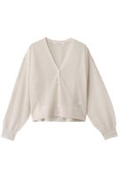 【ミディウミソリッド/MIDIUMISOLID】のsheer v/neck short CD.S カーディガン 人気、トレンドファッション・服の通販 founy(ファニー) ファッション Fashion レディースファッション WOMEN トップス・カットソー Tops/Tshirt ニット Knit Tops カーディガン Cardigans カーディガン Cardigan シンプル Simple リネン Linen 夏 Summer NEW・新作・新着・新入荷 New Arrivals |ID:prp329100004507957