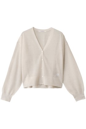 【ミディウミソリッド/MIDIUMISOLID】のsheer v/neck short CD.S カーディガン 人気、トレンドファッション・服の通販 founy(ファニー) ファッション Fashion レディースファッション Fashion for Women トップス・カットソー Cut & Sew Tops ニット Knit Tops & Sweaters カーディガン・羽織り Layered Style Cardigans カーディガン Cardigan, Knitwear シンプル Simple, Minimal リネン Linen, Linen Fabric 夏 Summer |ID:prp329100004507957