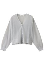 【ミディウミソリッド/MIDIUMISOLID】のsheer v/neck short CD.S カーディガン l.blue|ID:prp329100004507957