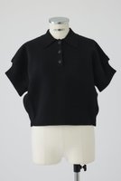 【リムアーク/RIM.ARK】のStylish polo knit/ニット 人気、トレンドファッション・服の通販 founy(ファニー) ファッション Fashion レディースファッション Fashion for Women トップス・カットソー Cut & Sew Tops ニット Knit Tops & Sweaters カジュアルプルオーバー・ニットトップス Pullovers & Knit Tops / Casual Pullovers スクエア Square, Square Shape スタイリッシュ Stylish, Fashionable バランス Balance, Style Balance 夏 Summer |ID:prp329100004507959