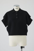 【リムアーク/RIM.ARK】のStylish polo knit/ニット ブラック|ID: prp329100004507959 ipo3291000000036798162