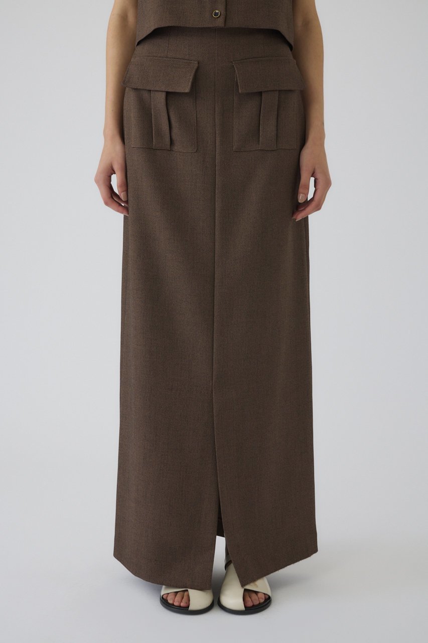 【リムアーク/RIM.ARK】のTweed high waist cargo SK/スカート 人気、トレンドファッション・服の通販 founy(ファニー) 　ファッション　Fashion　レディースファッション　Fashion for Women　スカート　Skirts　ロングスカート　Long Skirts / Maxi & Midi Skirts　おすすめ　Recommended / Our Picks　サマー　Summer, Summer Style　セットアップ　Set-Up, Coordinated Outfit　ツイード　Twill, Twill Weave　バランス　Balance, Style Balance　ミックス　Mix, Mixed Style　ロング　Long, Long-Length　 other-1|ID: prp329100004507965 ipo3291000000035699967