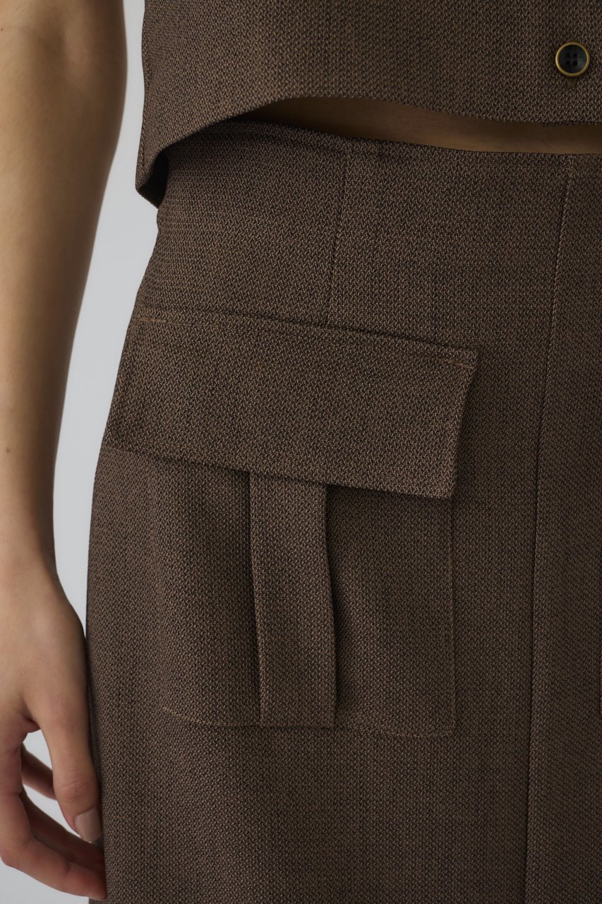 【リムアーク/RIM.ARK】のTweed high waist cargo SK/スカート 人気、トレンドファッション・服の通販 founy(ファニー) 　ファッション　Fashion　レディースファッション　Fashion for Women　スカート　Skirts　ロングスカート　Long Skirts / Maxi & Midi Skirts　おすすめ　Recommended / Our Picks　サマー　Summer, Summer Style　セットアップ　Set-Up, Coordinated Outfit　ツイード　Twill, Twill Weave　バランス　Balance, Style Balance　ミックス　Mix, Mixed Style　ロング　Long, Long-Length　other-6|ID: prp329100004507965 ipo3291000000035979418