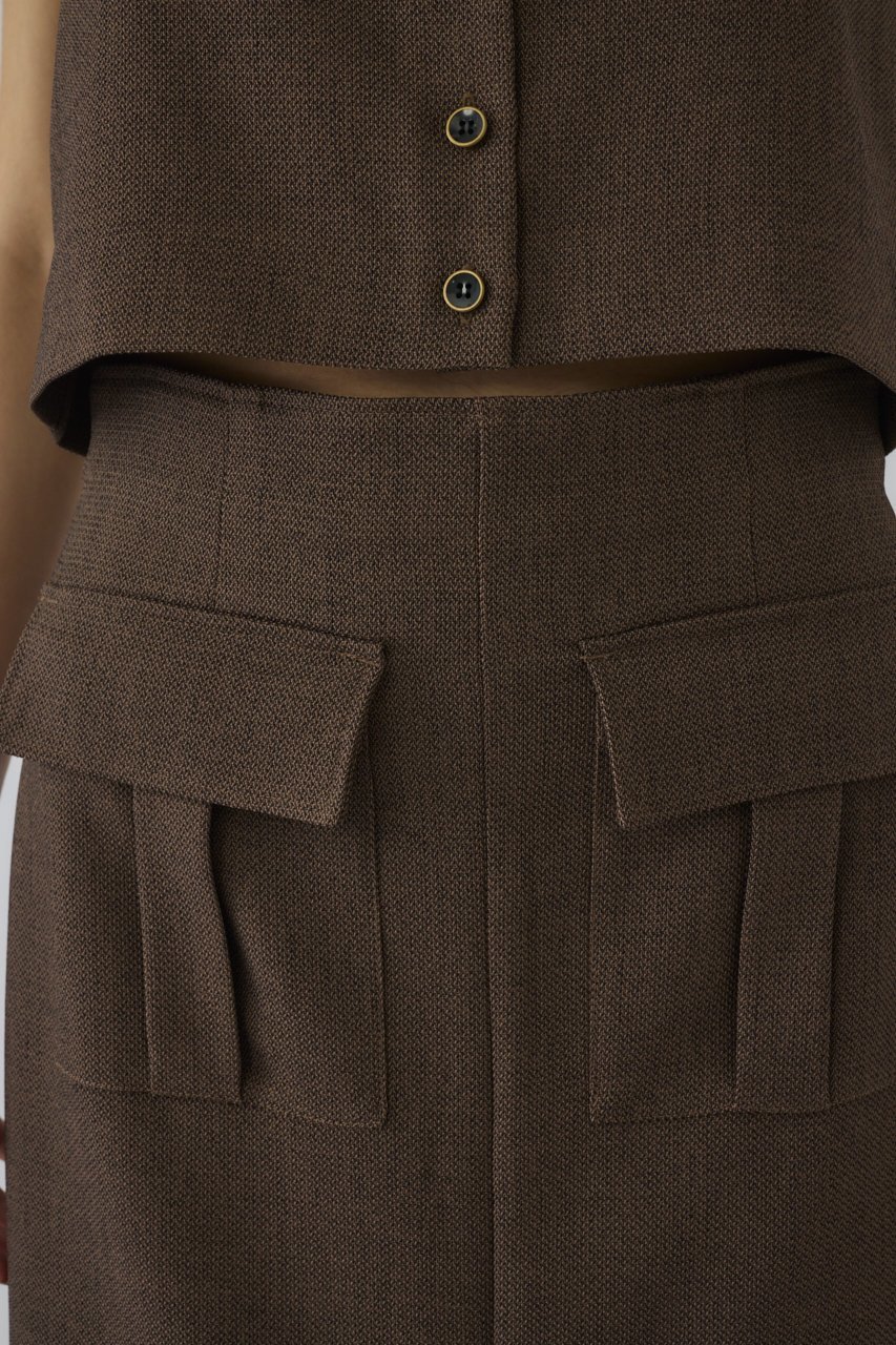 【リムアーク/RIM.ARK】のTweed high waist cargo SK/スカート 人気、トレンドファッション・服の通販 founy(ファニー) 　ファッション　Fashion　レディースファッション　Fashion for Women　スカート　Skirts　ロングスカート　Long Skirts / Maxi & Midi Skirts　おすすめ　Recommended / Our Picks　サマー　Summer, Summer Style　セットアップ　Set-Up, Coordinated Outfit　ツイード　Twill, Twill Weave　バランス　Balance, Style Balance　ミックス　Mix, Mixed Style　ロング　Long, Long-Length　other-7|ID: prp329100004507965 ipo3291000000035979419