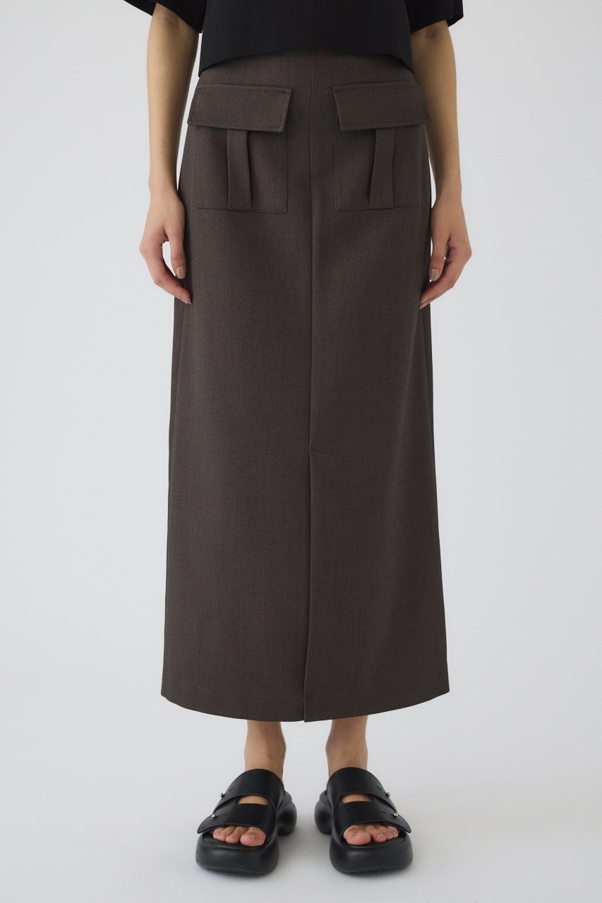 【リムアーク/RIM.ARK】のTweed high waist cargo SK/スカート インテリア・キッズ・メンズ・レディースファッション・服の通販 founy(ファウニー) 　ファッション　Fashion　レディースファッション　Fashion for Women　スカート　Skirts　ロングスカート　Long Skirts / Maxi & Midi Skirts　おすすめ　Recommended / Our Picks　サマー　Summer, Summer Style　セットアップ　Set-Up, Coordinated Outfit　ツイード　Twill, Twill Weave　バランス　Balance, Style Balance　ミックス　Mix, Mixed Style　ロング　Long, Long-Length　チャコールグレー|ID: prp329100004507965 ipo3291000000036555124