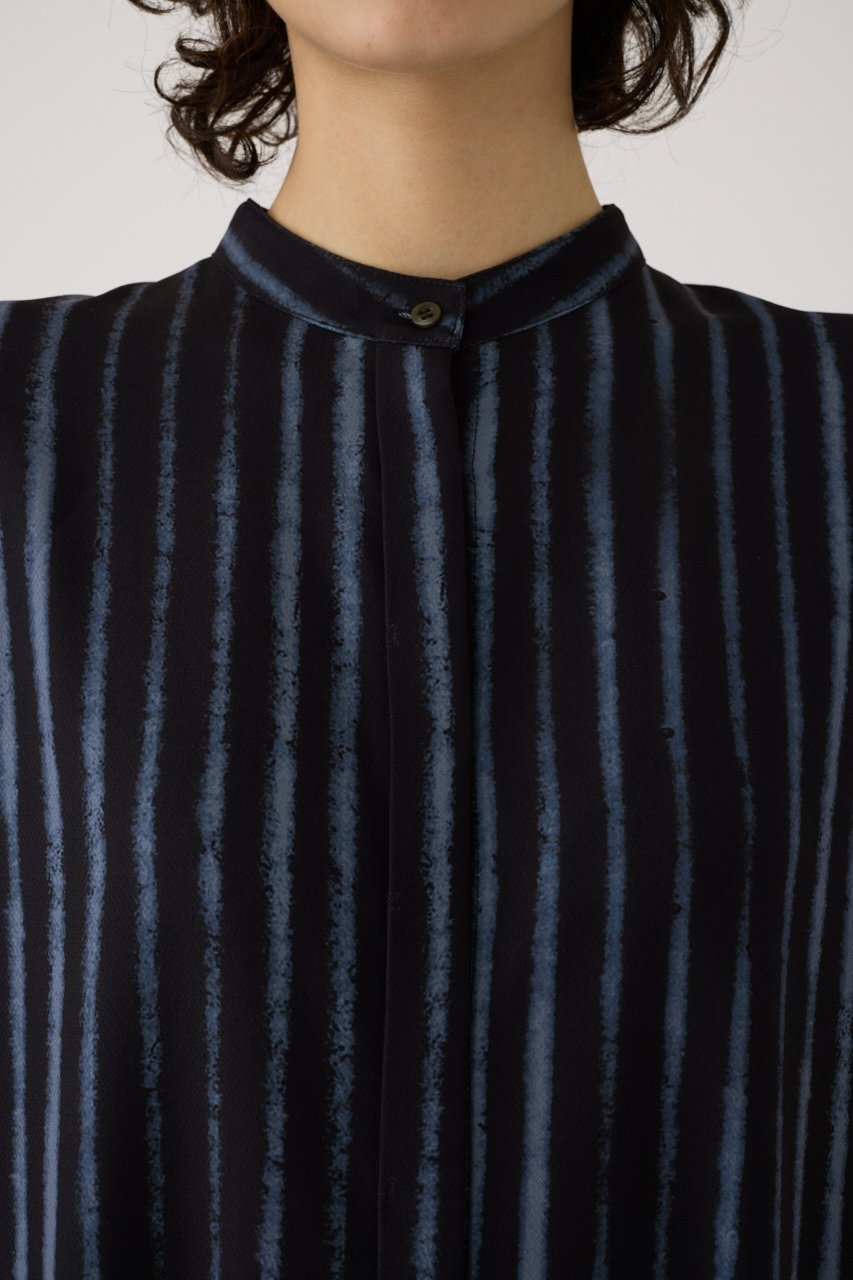 【リムアーク/RIM.ARK】のWave iron pattern OP/ワンピース 人気、トレンドファッション・服の通販 founy(ファニー) 　ファッション　Fashion　レディースファッション　Fashion for Women　ワンピース　Dresses　チュニック　Tunic Tops & Dresses　ストライプ　Stripe, Striped Pattern　チュニック　Tunic, Long Top　ノースリーブ　Sleeveless, No-Sleeve　プリント　Print, Printed Pattern　ロング　Long, Long-Length　other-7|ID: prp329100004507969 ipo3291000000032808643