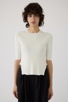 【リムアーク/RIM.ARK】のRound hem knit tops/ニット ホワイト|ID:prp329100004507970