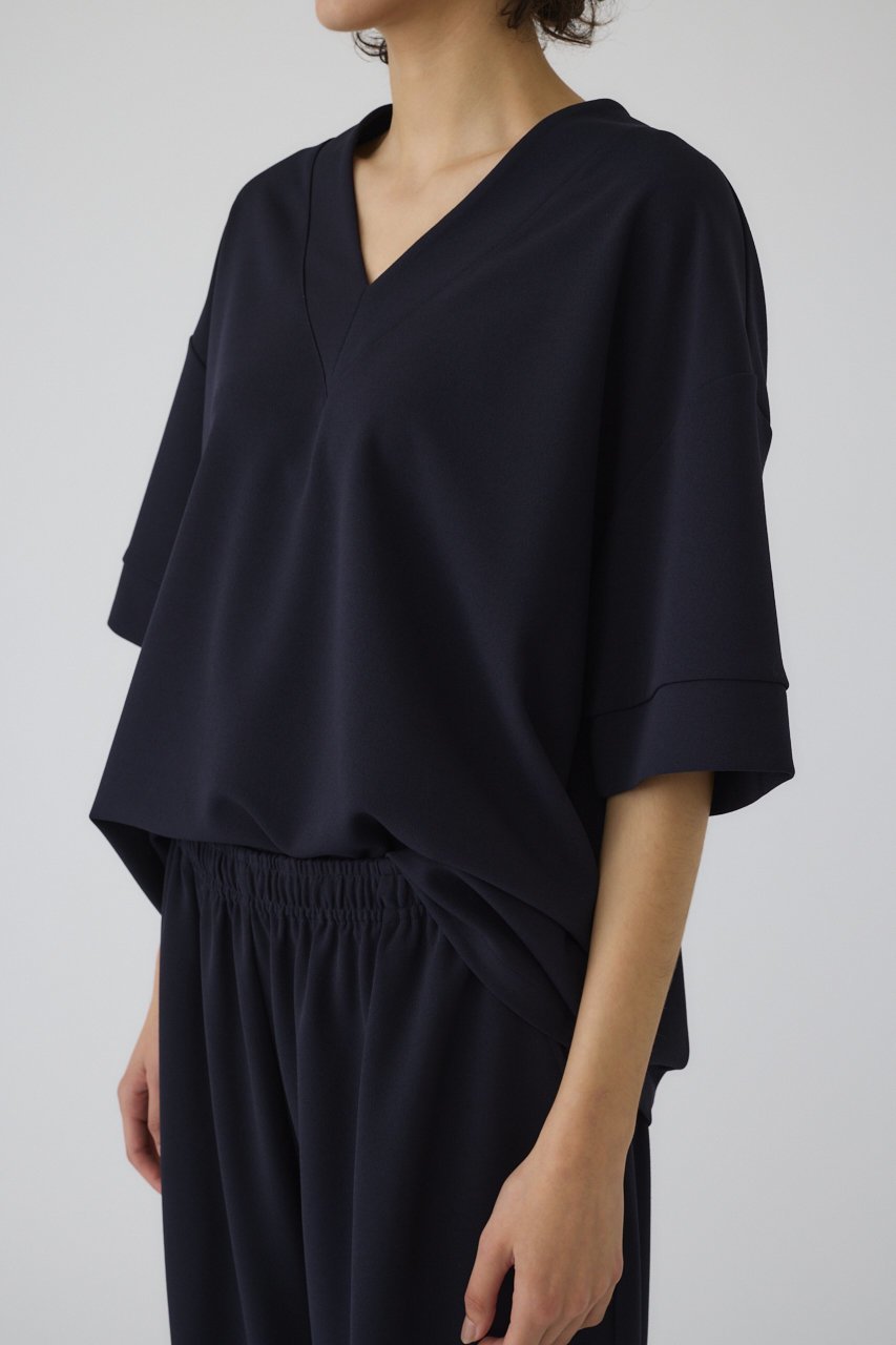 【リムアーク/RIM.ARK】のMannish v-neck tops/トップス 人気、トレンドファッション・服の通販 founy(ファニー) 　ファッション　Fashion　レディースファッション　Fashion for Women　トップス・カットソー　Cut & Sew Tops　シャツ・ブラウス・オフィスカジュアル　Elegant Blouses & Button-Ups　Vネックトップス　V-Neck Tops / V-Cut Neckline Shirts　おすすめ　Recommended / Our Picks　ショート　Short, Short Length　ジョーゼット　Georgette, Semi-Sheer Fabric　スリーブ　Sleeve, Long Sleeve / Short Sleeve　セットアップ　Set-Up, Coordinated Outfit　トラベル　Travel, Travel Gear　ベスト　Vest, Waistcoat　マニッシュ　Mannish, Boyish　other-2|ID: prp329100004507971 ipo3291000000032884107
